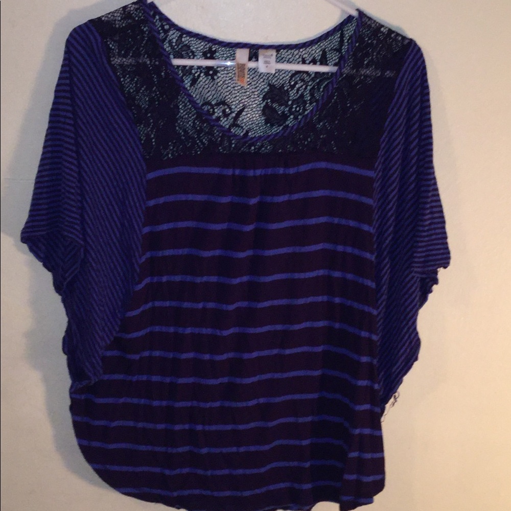 Route 66 blue blouse